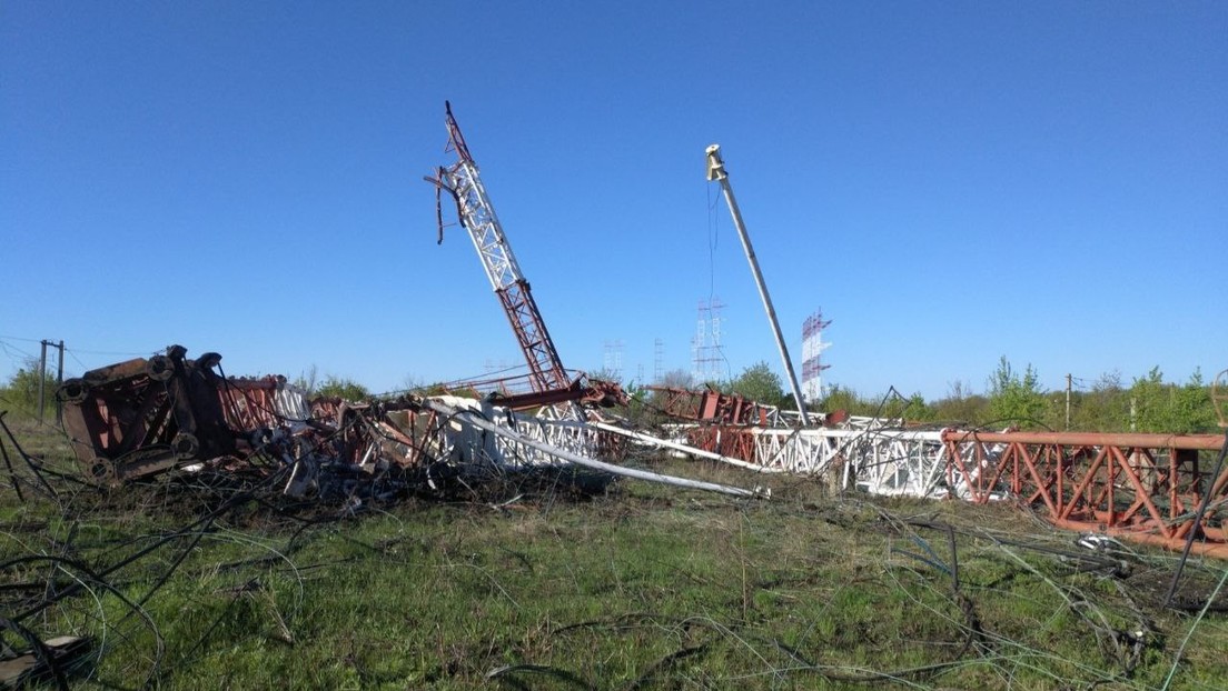 FOTOS: Vuelan el centro de radio regional que transmite emisiones en ruso en Transnistria