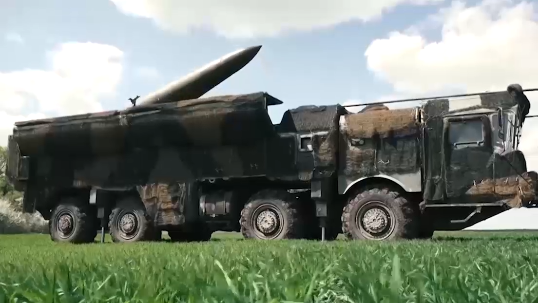 VIDEO: Rusia muestra el lanzamiento de misiles Iskander contra objetivos ucranianos