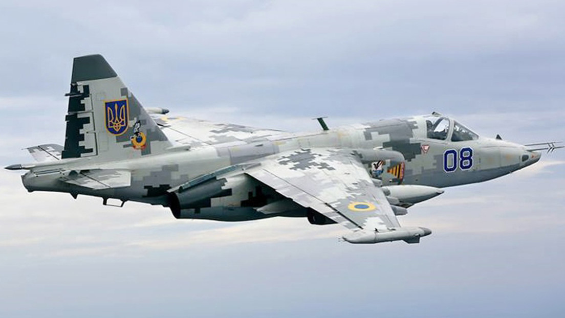 Las fuerzas rusas derriban un avión militar Su-25 en el sur de Ucrania