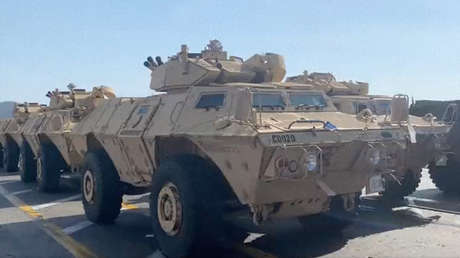 Llegan a Colombia 40 vehículos militares blindados enviados por EE.UU. para "fortalecer las capacidades operacionales" del Ejército