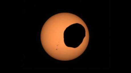 VIDEO: Así se ve el eclipse solar desde la superficie de Marte, que fue captado por el róver Perseverance