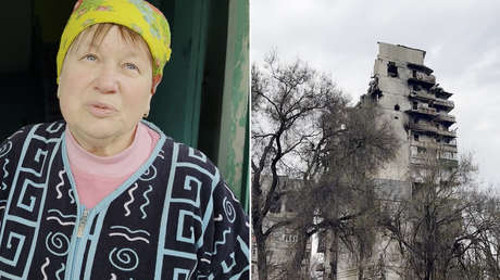 Una residente de Mariúpol cuenta cómo un tanque del batallón Azov apuntó a los civiles supervivientes de un incendio (VIDEO)