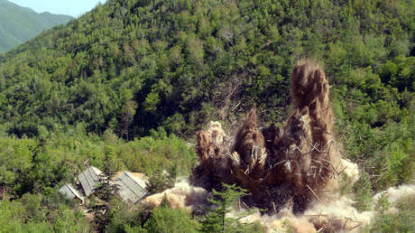 Detectan aparentes trabajos de restauración en un sitio de pruebas nucleares de Corea del Norte cerrado en 2018