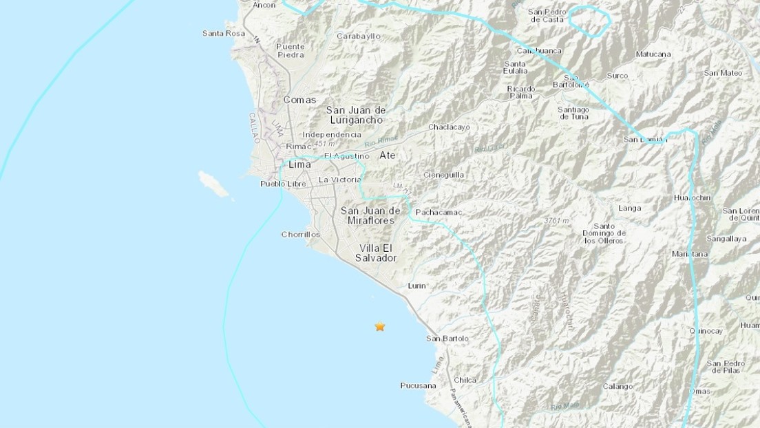 FOTOS, VIDEOS: Se registra en Perú un sismo de magnitud 5,5
