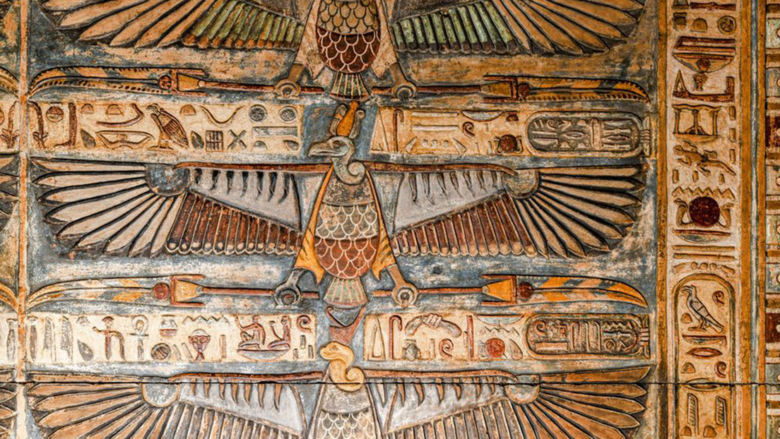 Identifican a diosas egipcias en frescos pintados en un templo hace 2.200 años