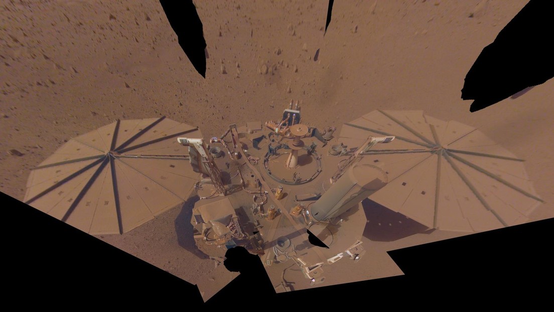 La NASA publica el último 'selfie' de la sonda marciana InSight