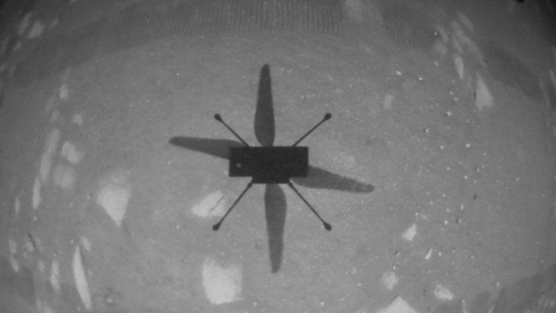 La NASA comparte un impresionante video del vuelo sin precedentes de su helicóptero Ingenuity en Marte