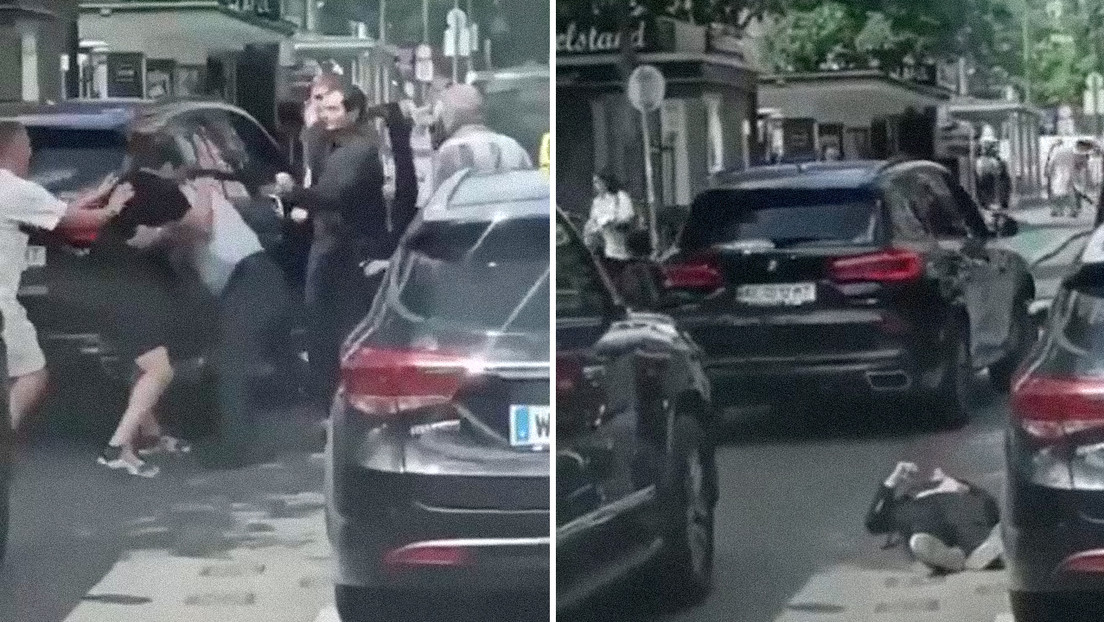 VIDEO: Hombres en coches con matrículas ucranianas golpean brutalmente a dos taxistas en Austria