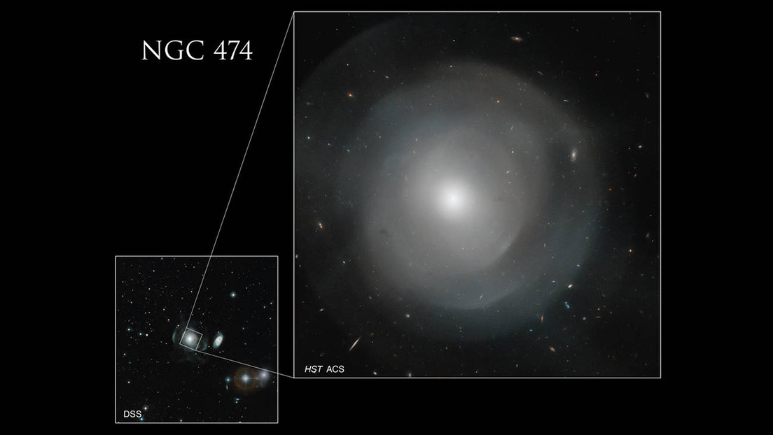 El telescopio Hubble capta una enorme galaxia elíptica que pudo "canibalizar a sus vecinas"