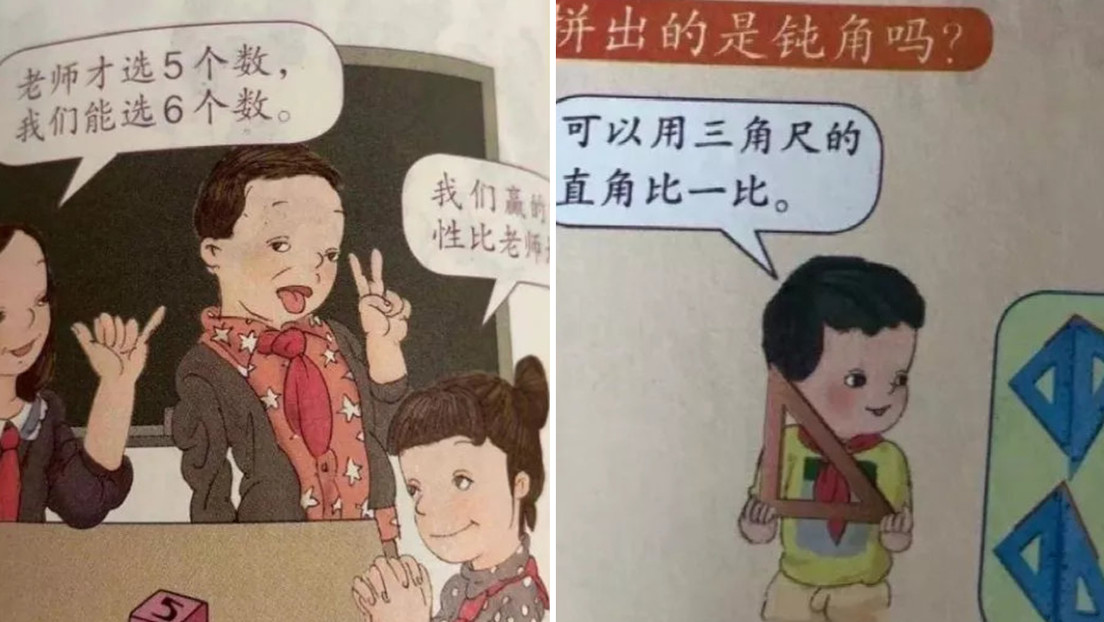 China ordena revisar los manuales escolares tras un escándalo por unas ilustraciones sexualmente explícitas (FOTOS)