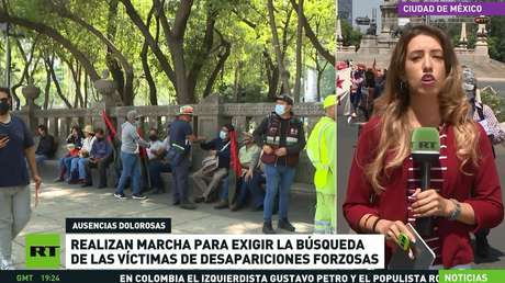 Marchan en la Ciudad de México para exigir la búsqueda de víctimas de desaparición forzada