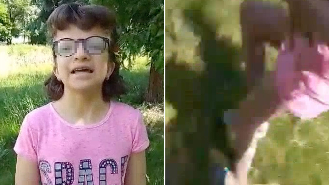 VIDEO: Una niña en Donetsk se encuentra bajo un bombardeo ucraniano mientras recita un verso