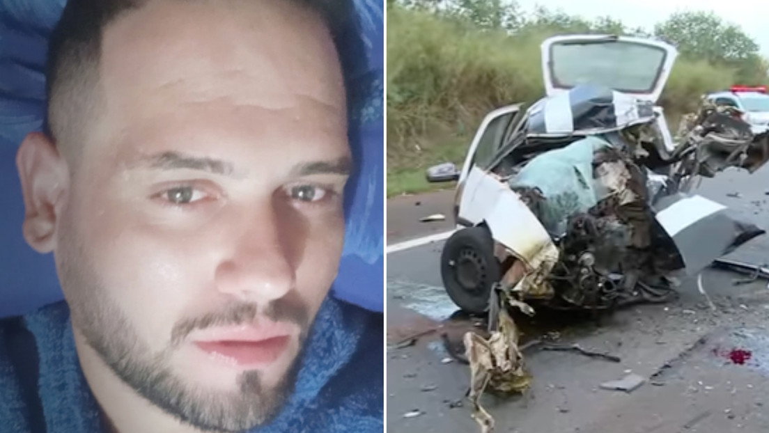 Un periodista que cubría un accidente de tráfico se entera en vivo que su hijo es la víctima fatal que iba en el coche