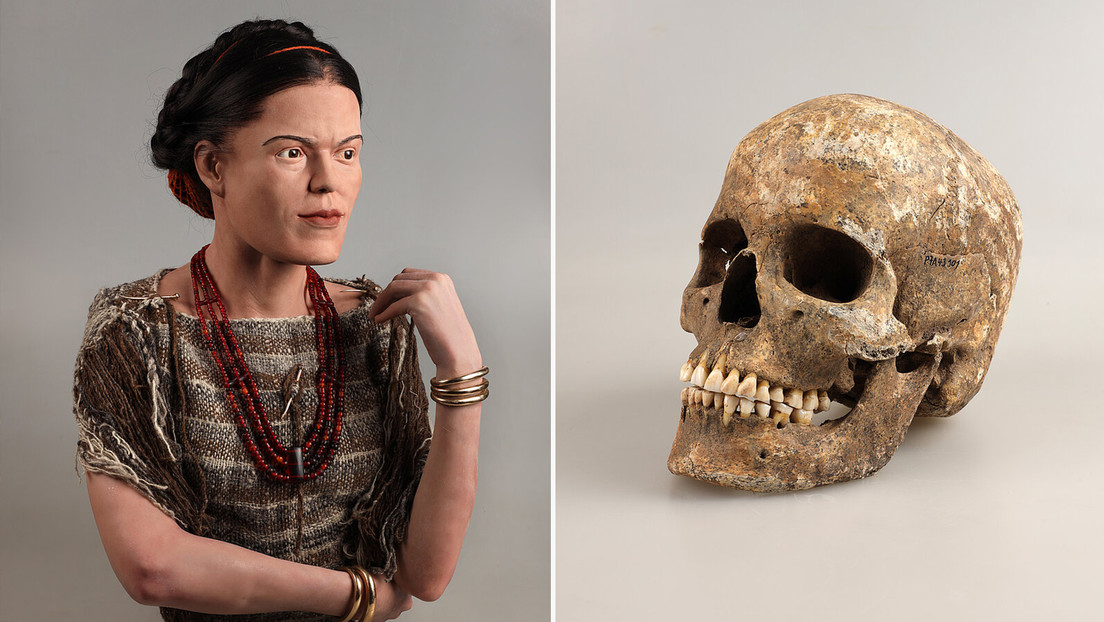 Reconstruyen el rostro de una mujer "muy rica" que vivió hace 4.000 años en Europa central