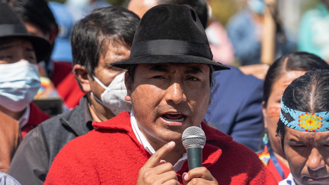La Justicia de Ecuador niega un pedido de 'habeas corpus' a favor de Leonidas Iza, líder de las protestas indígenas