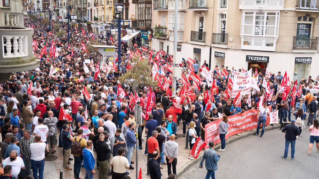 20.000 trabajadores secundan una huelga del metal en el norte de España que ya dura más de dos semanas