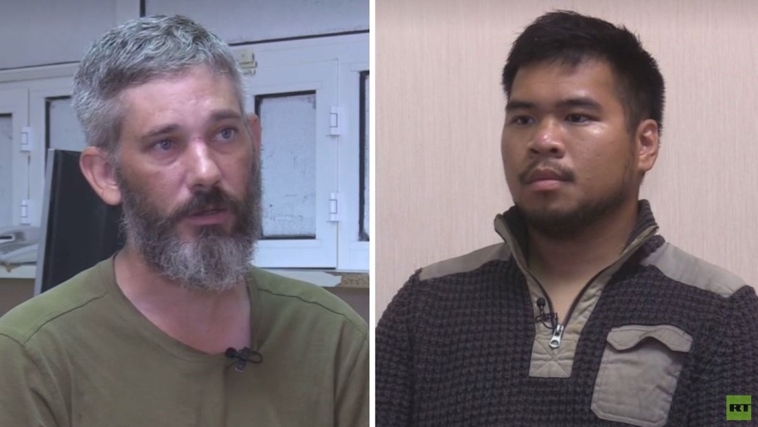 Los 2 mercenarios de EE.UU. capturados por militares rusos durante el operativo en Ucrania hablan sobre su misión y cómo se rindieron