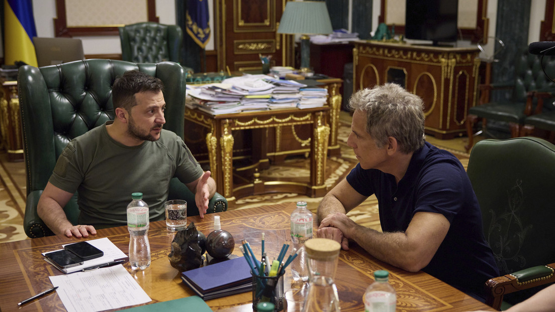 "Dejaste una excelente carrera de actor": la estrella de Hollywood Ben Stiller se reúne con Zelenski en Kiev