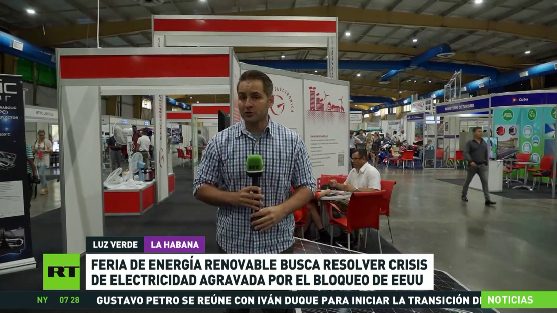 Feria de energía renovable en Cuba busca resolver la crisis de electricidad agravada por el bloqueo de EE.UU.