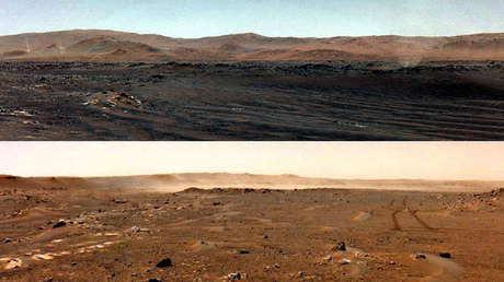 El róver Perseverance detecta en Marte por primera vez ráfagas de viento que levantan una gran nube de polvo marciano (VIDEO)