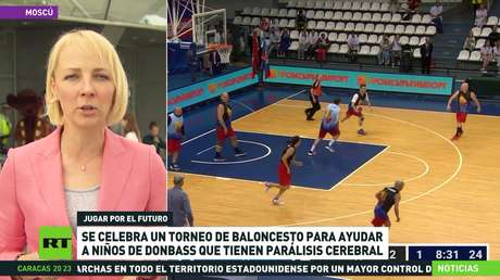 Se celebra en Moscú un torneo de baloncesto para ayudar a niños del Donbass que tienen parálisis cerebral