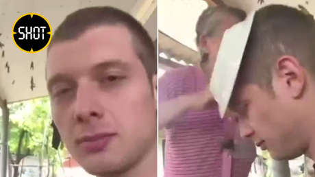 VIDEO: Un joven ucraniano trata de hacer cambiar de opinión a su abuela sobre el colaborador nazi Stepán Bandera (y la anciana le vuelca un plato)