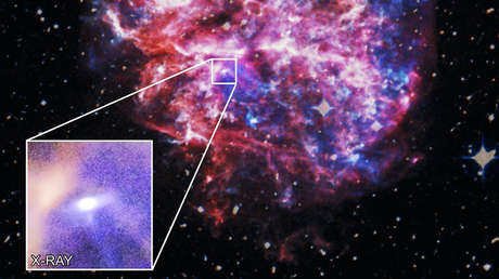 Un telescopio espacial de la NASA logra captar una estrella púlsar cuya masa es 500.000 veces mayor que la de la Tierra