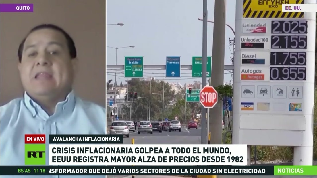 EE.UU. registra la mayor alza de precios desde 1982, mientras la crisis inflacionaria golpea a los ciudadanos de todo el mundo