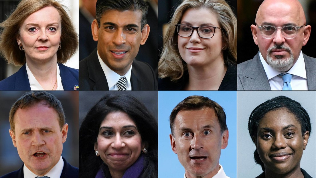 Anuncian los nombres de los ocho candidatos para sustituir a Boris Johnson como primer ministro del Reino Unido y jefe del Partido Conservador