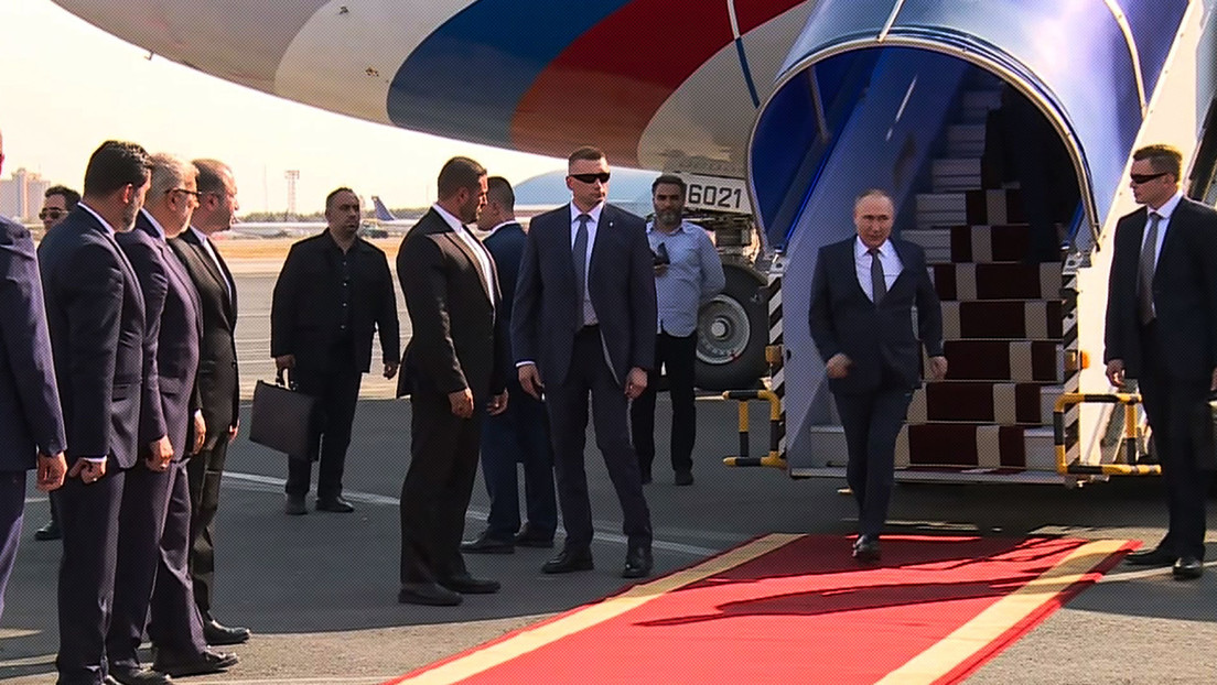 VIDEO: Putin llega a Teherán para reunirse con los líderes de Irán y Turquía