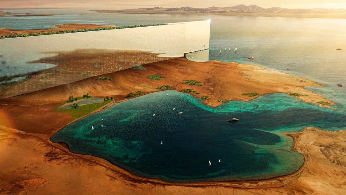 La ciudad futurista con rascacielos espejados que se construirá en el desierto