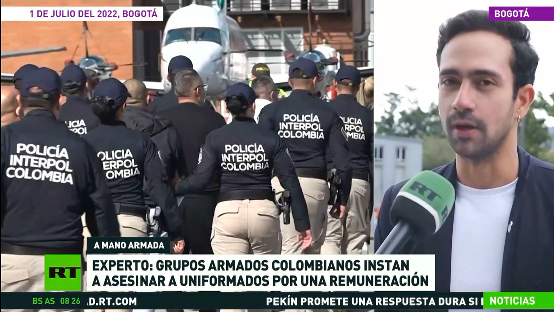 Alerta en Colombia por 'plan pistola' del Clan del Golfo tras ataques contra la policía