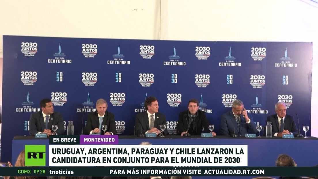 Uruguay, Argentina, Paraguay y Chile lanzan una candidatura conjunta para el Mundial de 2030