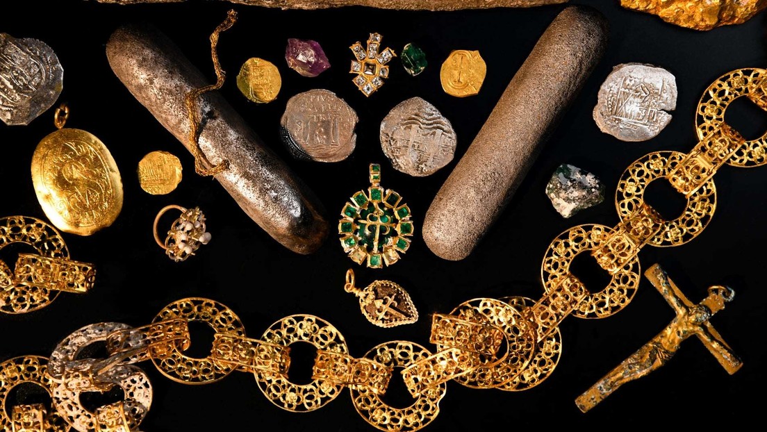 Recuperan los tesoros de un galeón español hundido hace 366 años y se exhibirán por primera vez