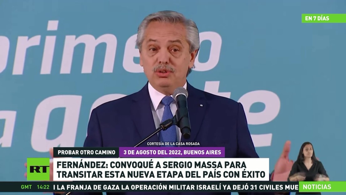 Sergio Massa se estrena como nuevo ministro argentino de Economía y