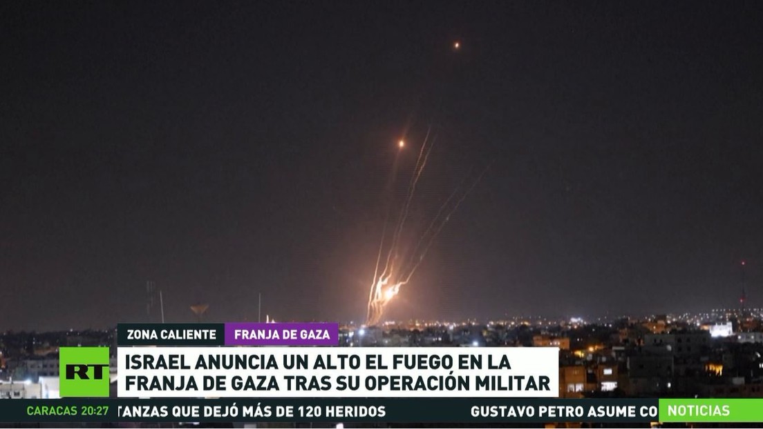 Reportan el lanzamiento de varios misiles desde la Franja de Gaza tras la entrada en vigor del alto al fuego