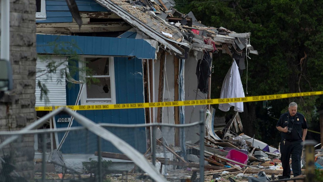 VIDEO: Cámara de seguridad capta el momento en que una casa explota en EE.UU.