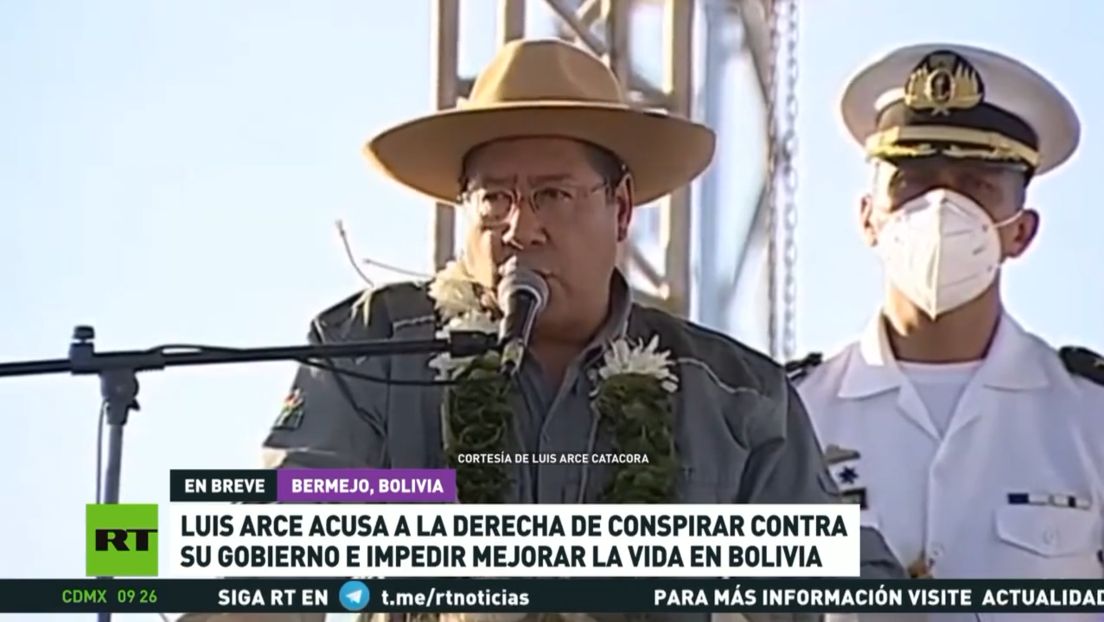 El presidente de Bolivia acusa a la derecha de generar divisiones y alerta de los intentos de conspiración