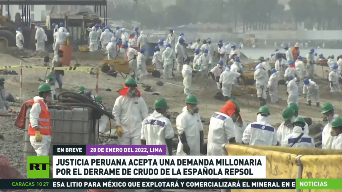 La justicia de Perú acepta la demanda millonaria contra la petrolera española Repsol tras el derrame de crudo