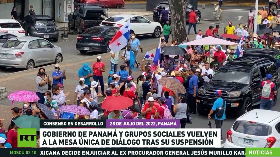 El Gobierno de Panamá y grupos sociales reanudan la suspendida mesa de diálogo