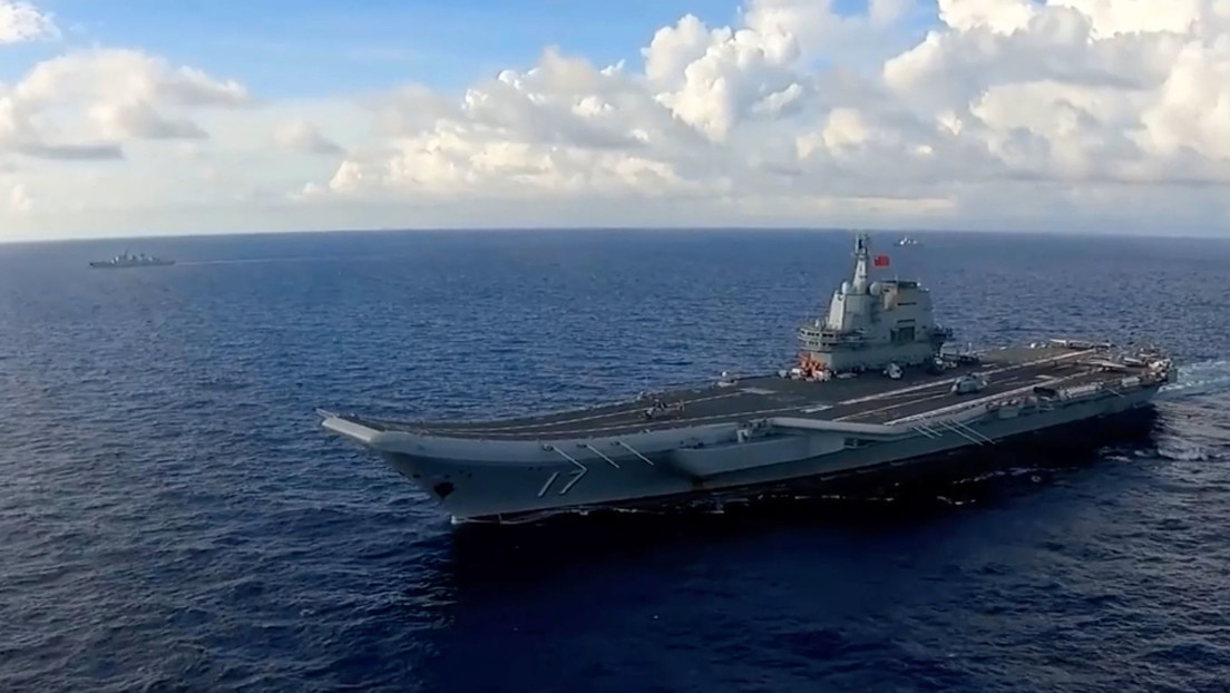 VIDEO: El grupo de ataque del portaviones chino Shandong participa en ejercicios en el mar de la China Meridional
