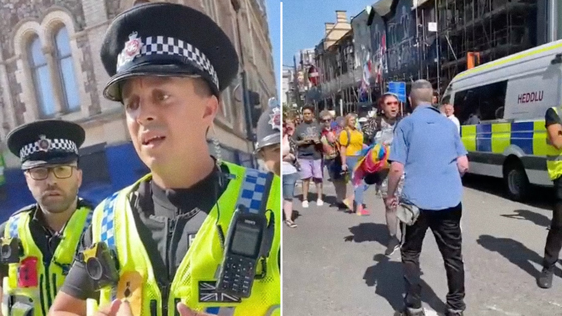 La Policía expulsa a lesbianas de un desfile gay en Gran Bretaña (VIDEO)