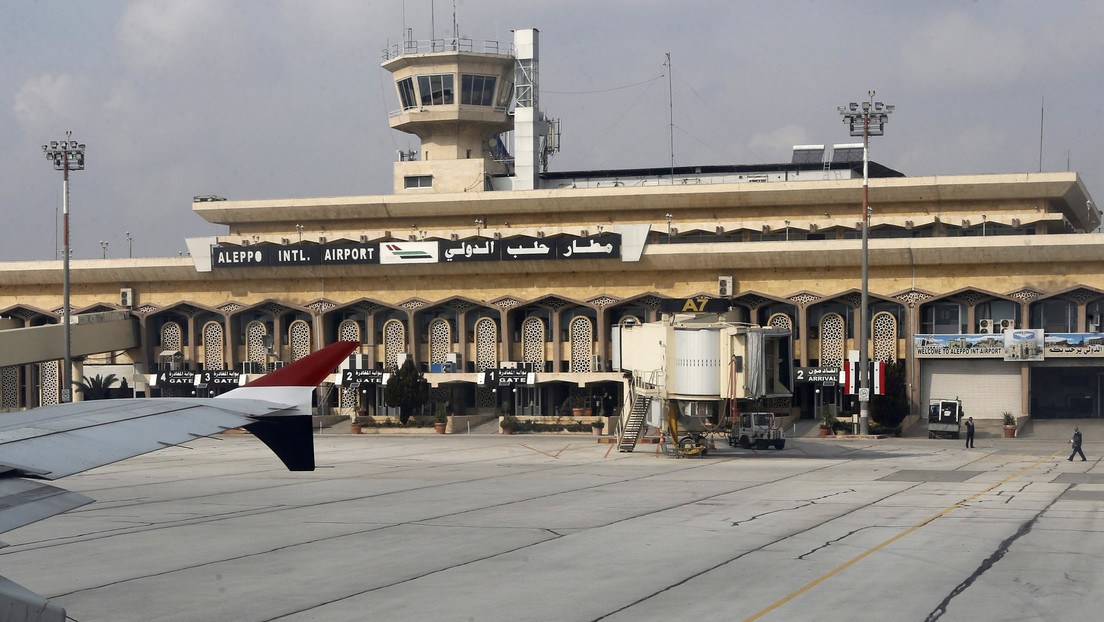 FOTOS: Israel ataca el aeropuerto internacional de Alepo, reportan medios sirios