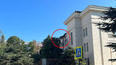 Un dron derribado impacta en el cuartel general de la Flota del Mar Negro rusa en Sebastopol