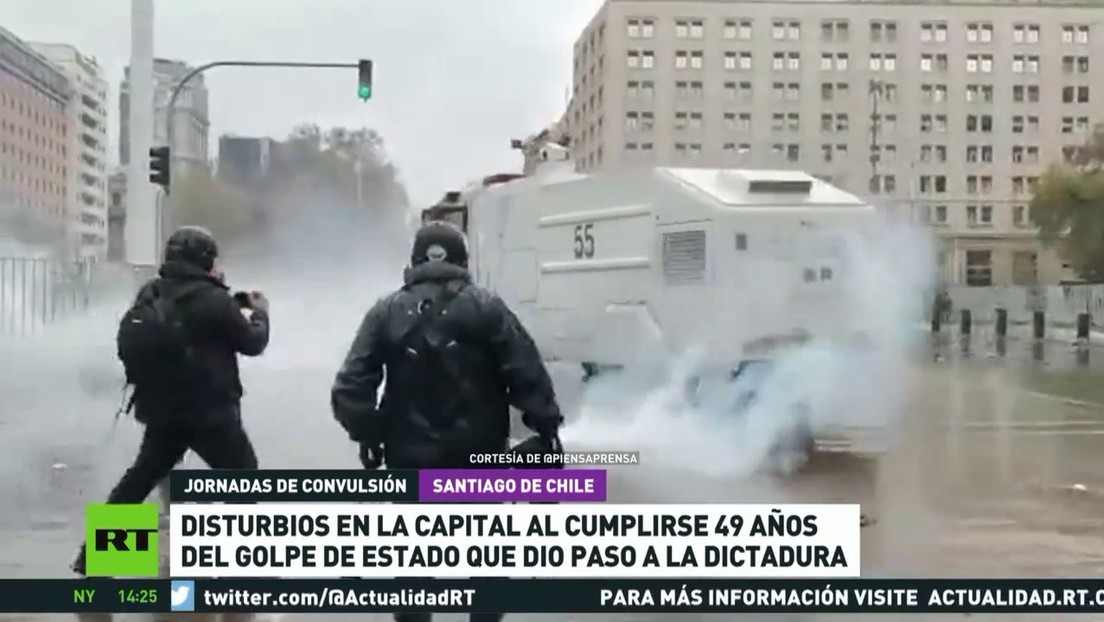 Chile vive el 49º aniversario del golpe de Estado con fuertes disturbios en la capital