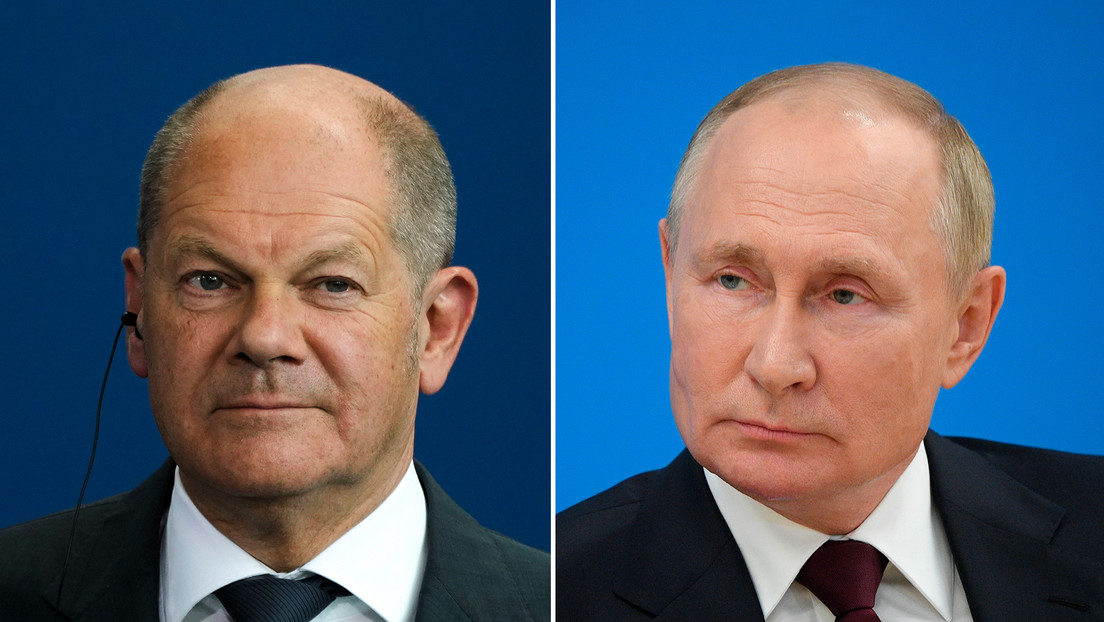 Putin y Scholz mantienen una conversación telefónica por primera vez desde mayo