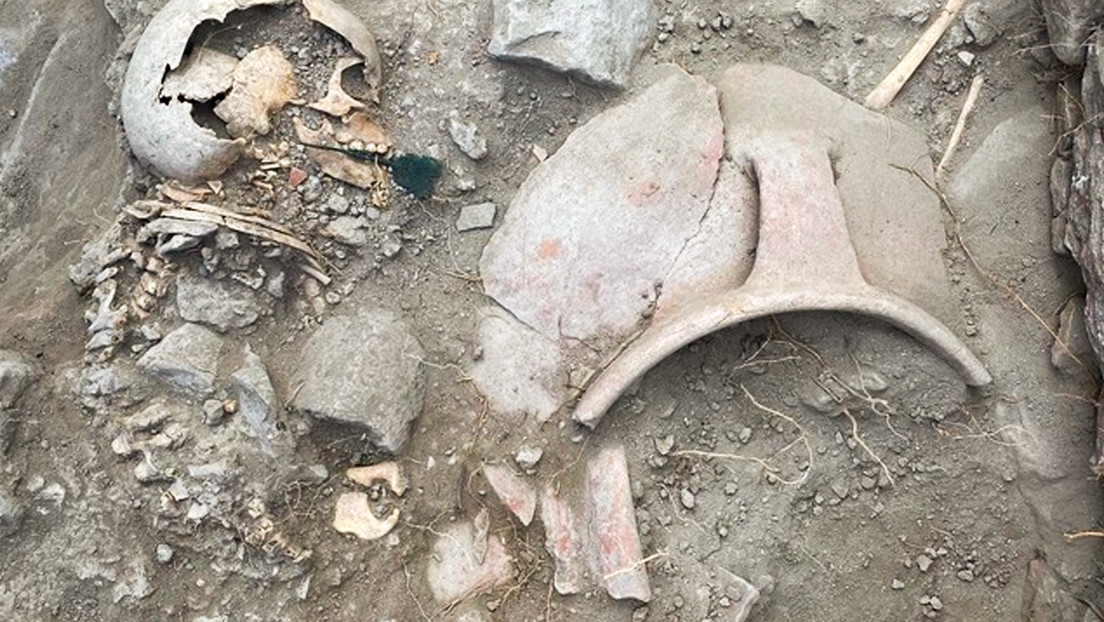 Hallan los restos óseos de dos niños de una cultura prehispánica en Perú