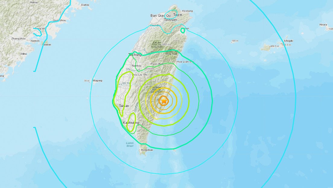 FOTOS, VIDEOS: Un terremoto de magnitud 6,9 sacude Taiwán