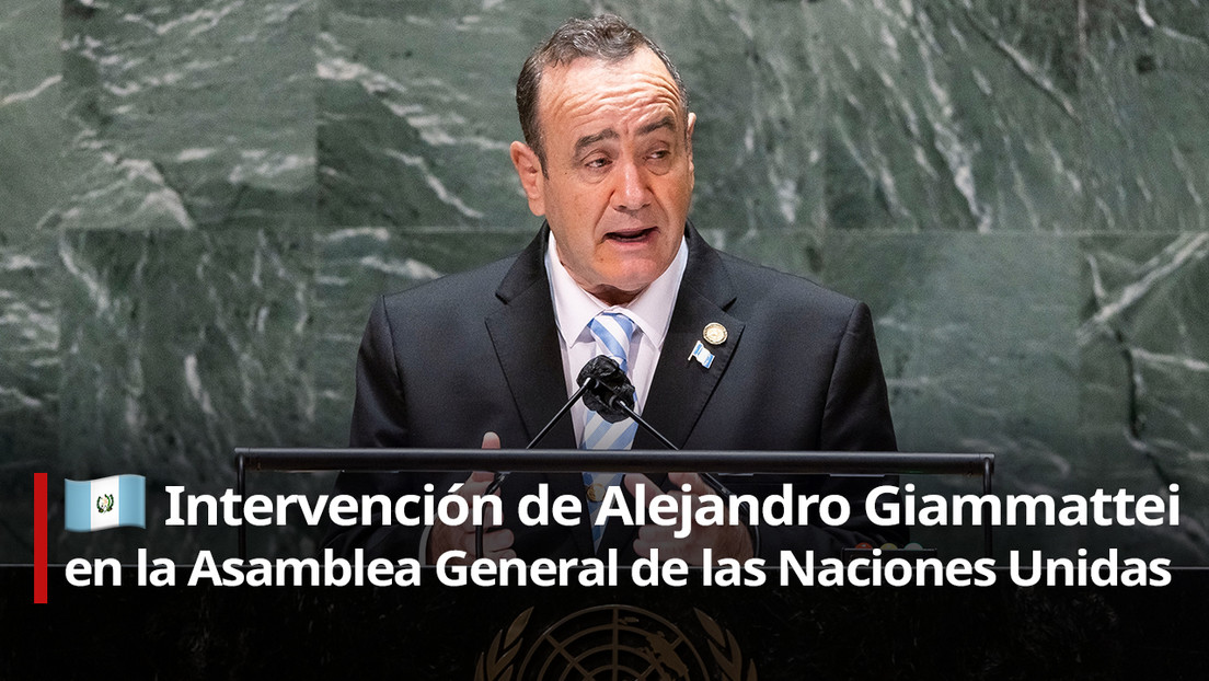 Alejandro Giammattei denuncia ante la ONU que "el mundo industrializado" no se responsabiliza de los estragos por el cambio climático