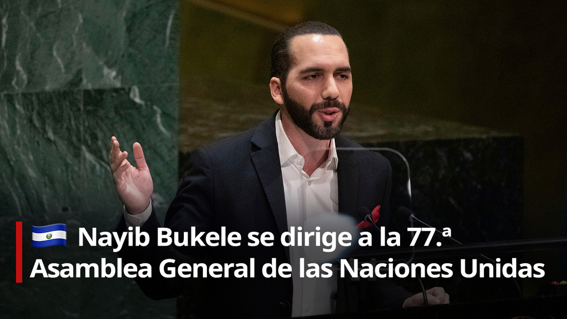 Bukele asegura ante la ONU que El Salvador pasó de ser el país "más peligroso a estar en camino a ser el más seguro de América"